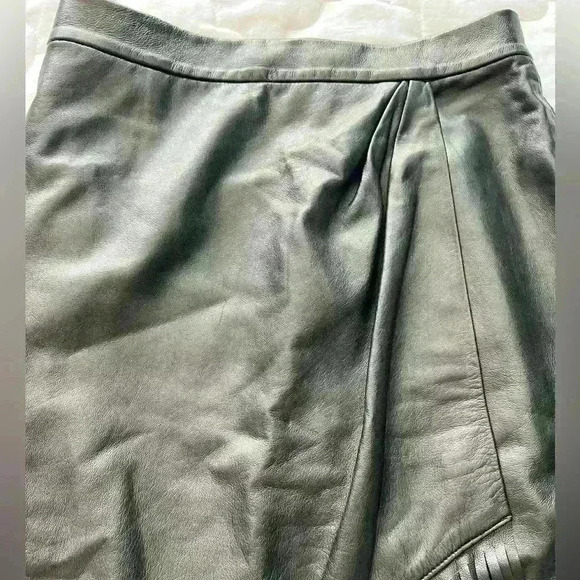 Tamara Mellon lamb  leather skirt size xs - Picture 5 of 14